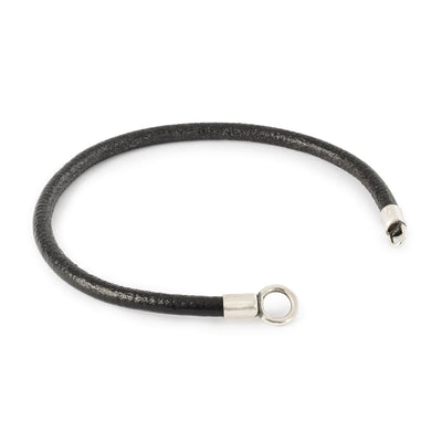 Grey Moonstone Leather Bracelet