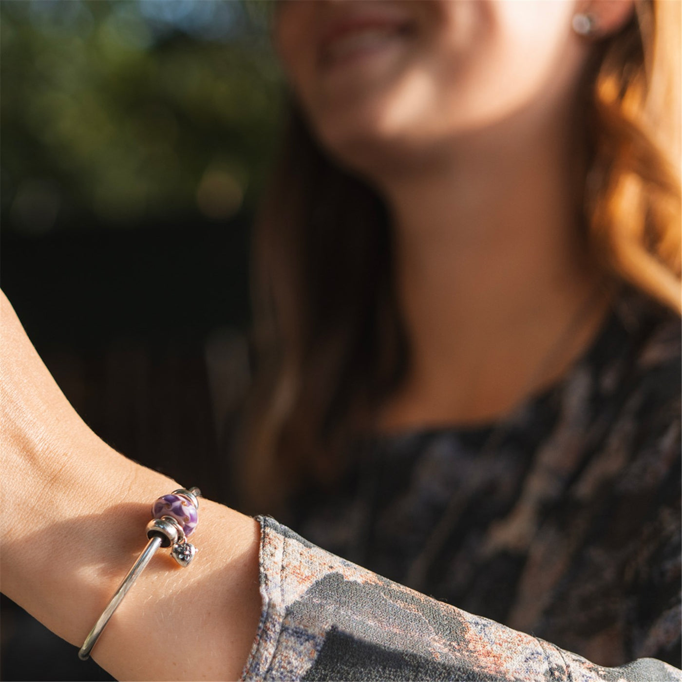 Heart Blossom Bangle