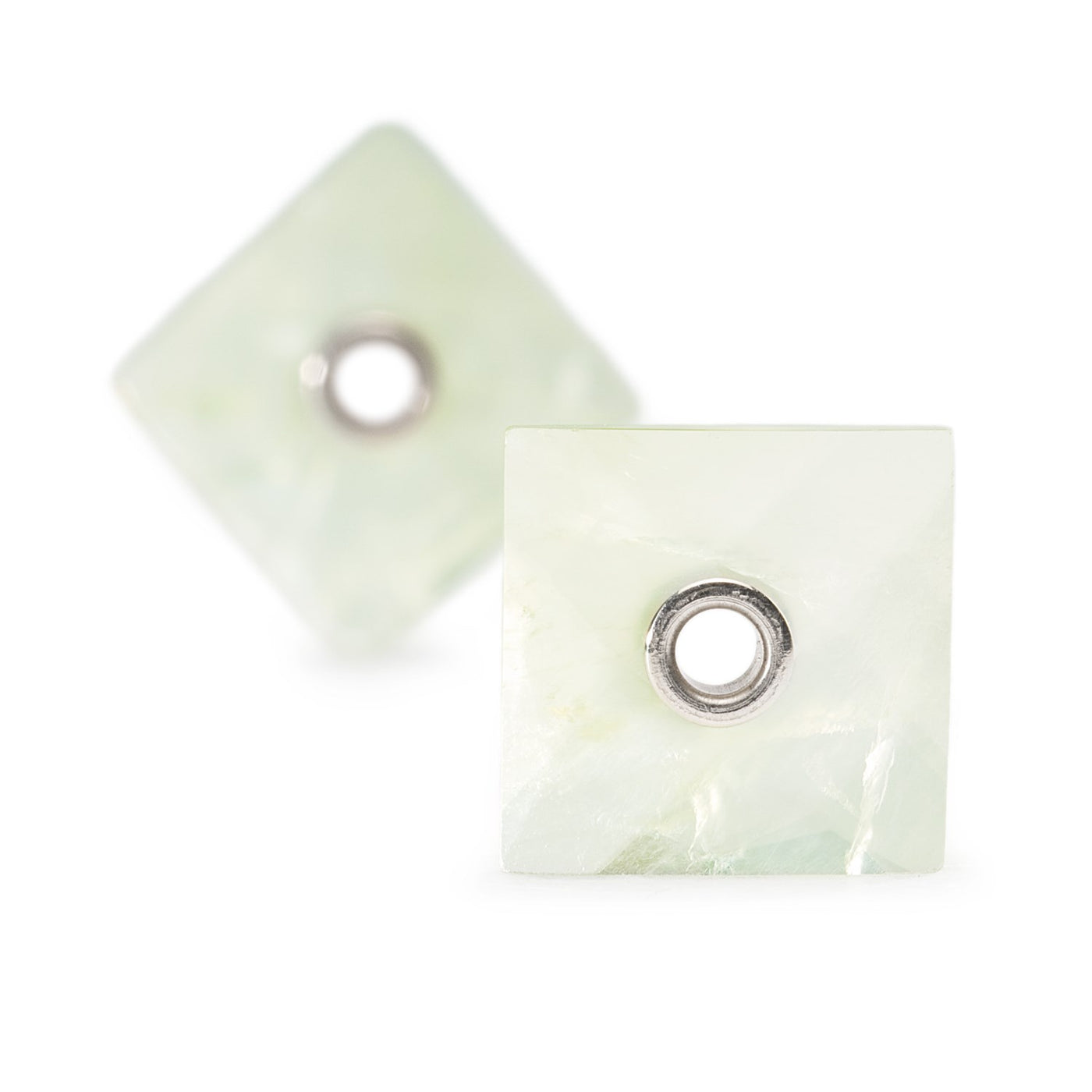 Green Prehnite Earrings