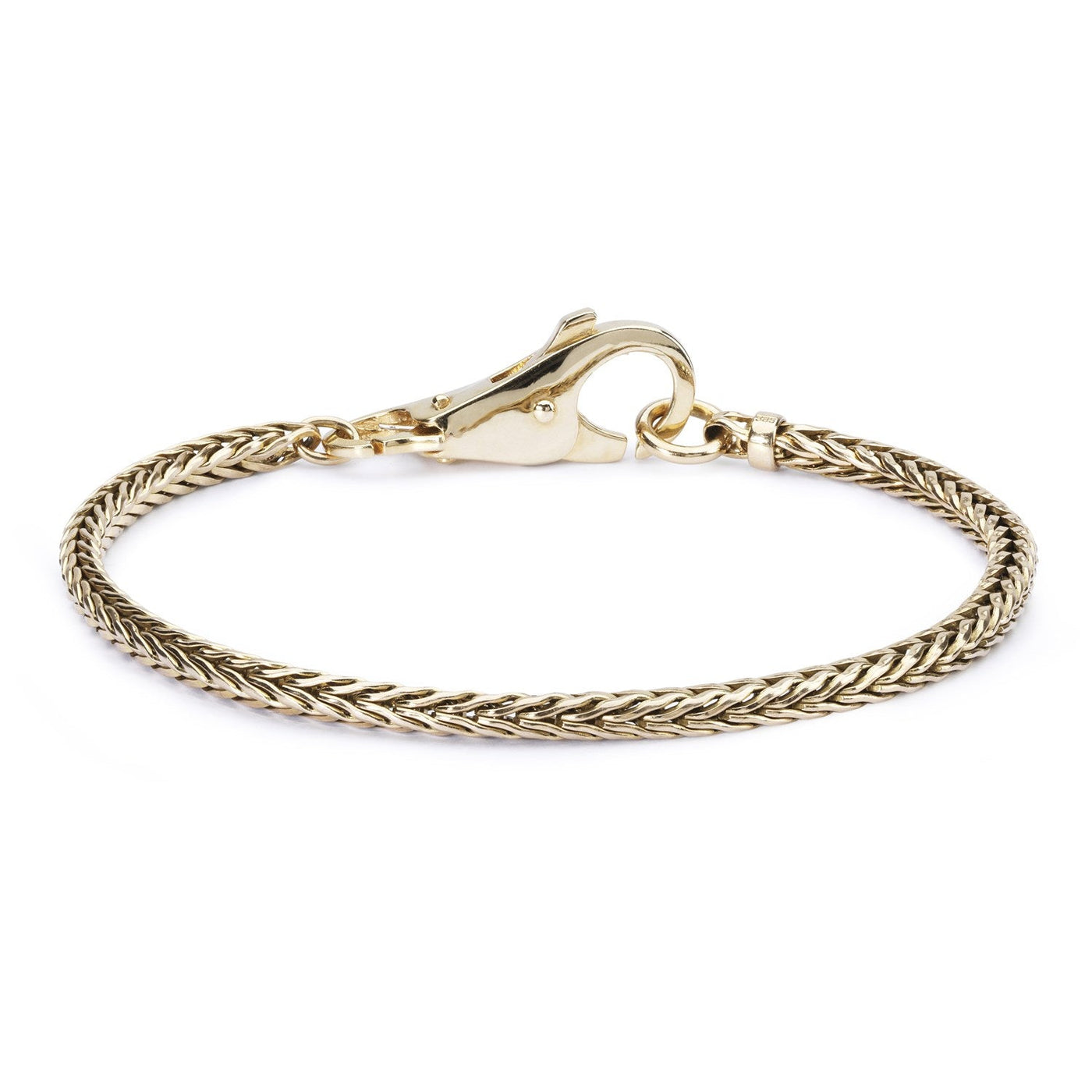 Gold 14 k Bracelet with Plain Lock