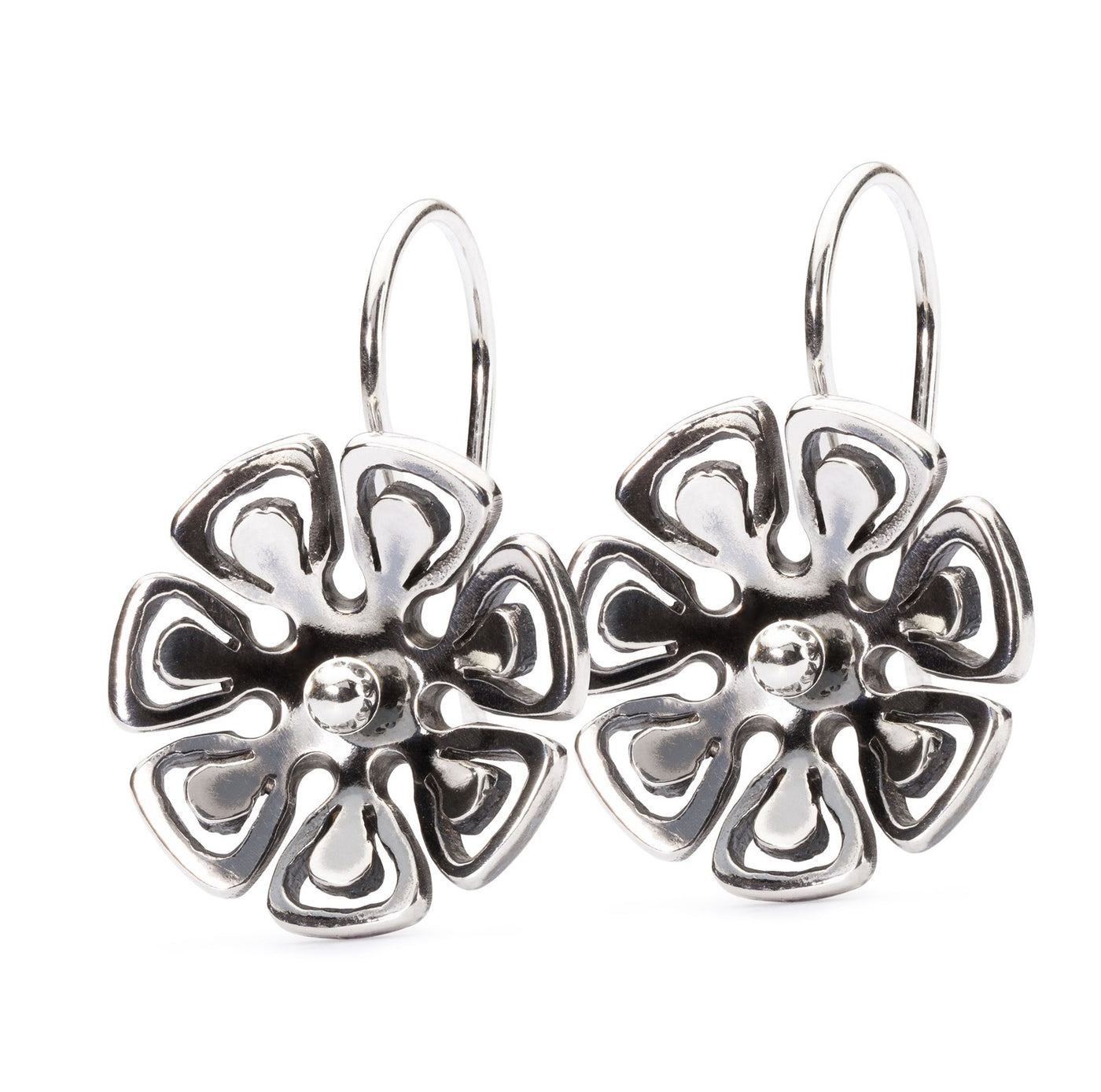 Graphic Flower Earring Pendants