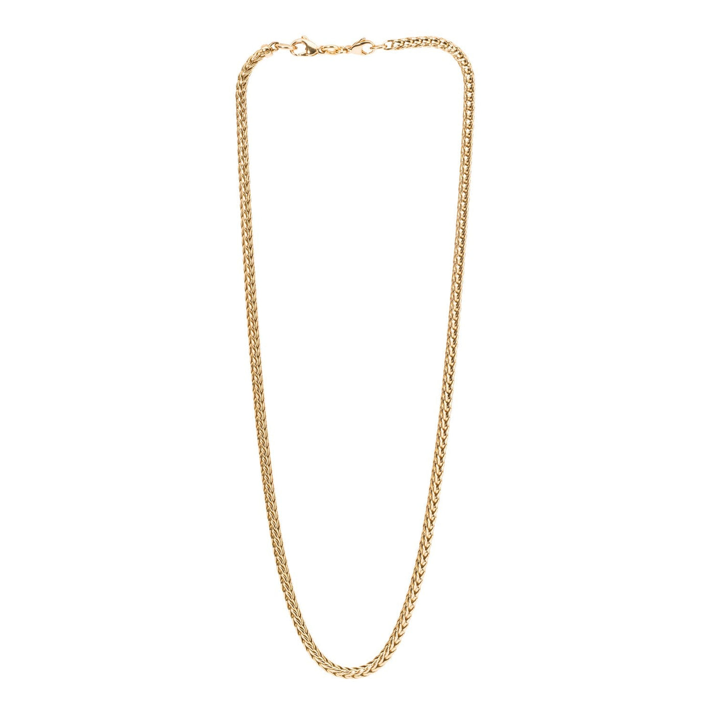 Gold 14 k Necklace with Basic Lock