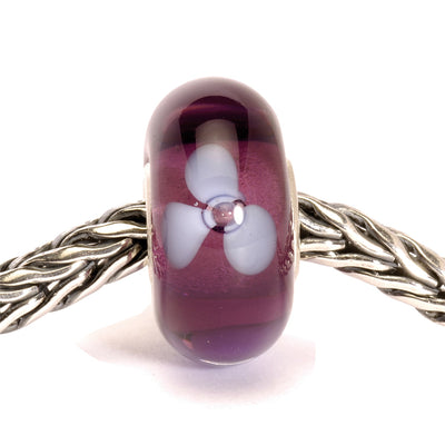 Purple Flower Bead